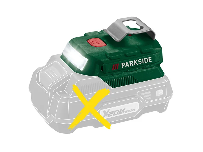 PARKSIDE® Adaptateur de batterie PAA 20-Li B2, 20 V