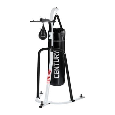 HEAVY BAG STAND WITH SPEED BAG PLATFORM