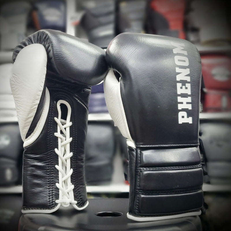 PHENOM BOXING GLOVES ELITE SG202 LACE BLACK