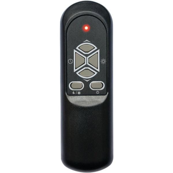 60 in. Infrared Electric Media Fireplace in Brown