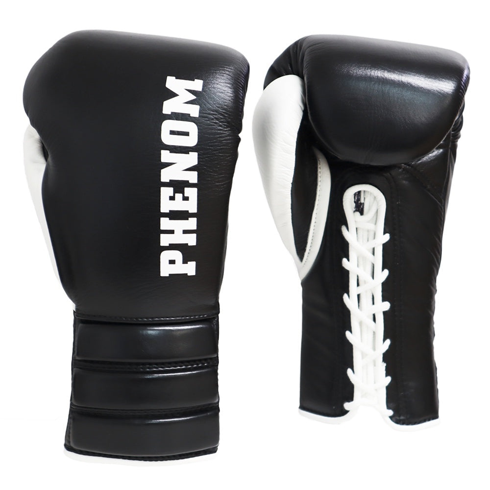 PHENOM BOXING GLOVES ELITE SG202 LACE BLACK