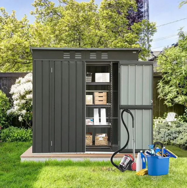 Sloping Roof Storage Shed 5'x3'
