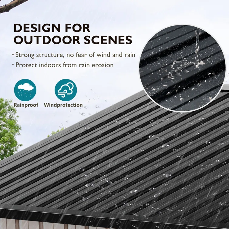 6 Ft. W x 4 Ft. D Storage Shed