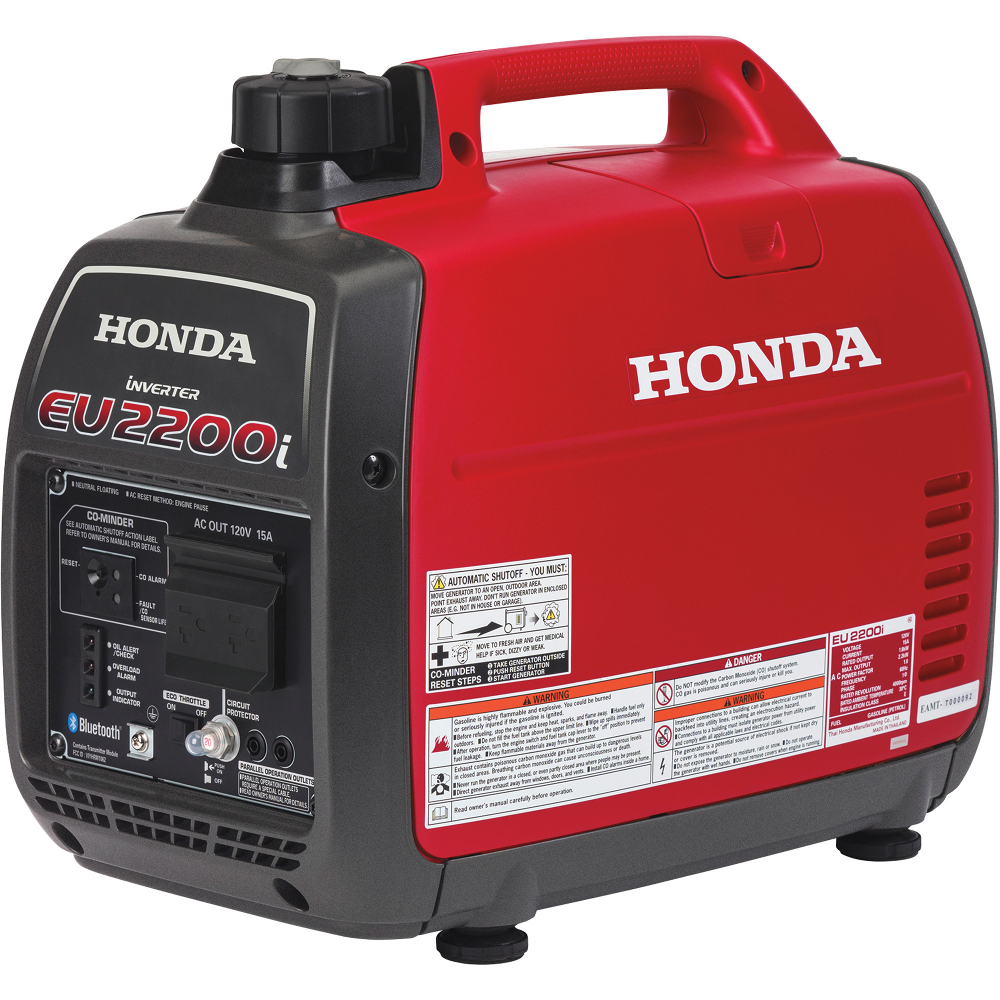EU22i (2200 watt) Super Quiet Portable Inverter Generator Home Energy Reserve