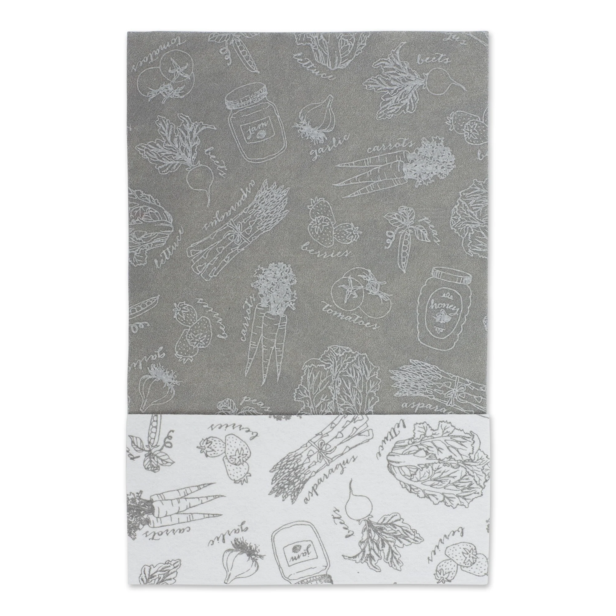 DII Nautical Blue Market Print Fridge Liner (Set of 6)