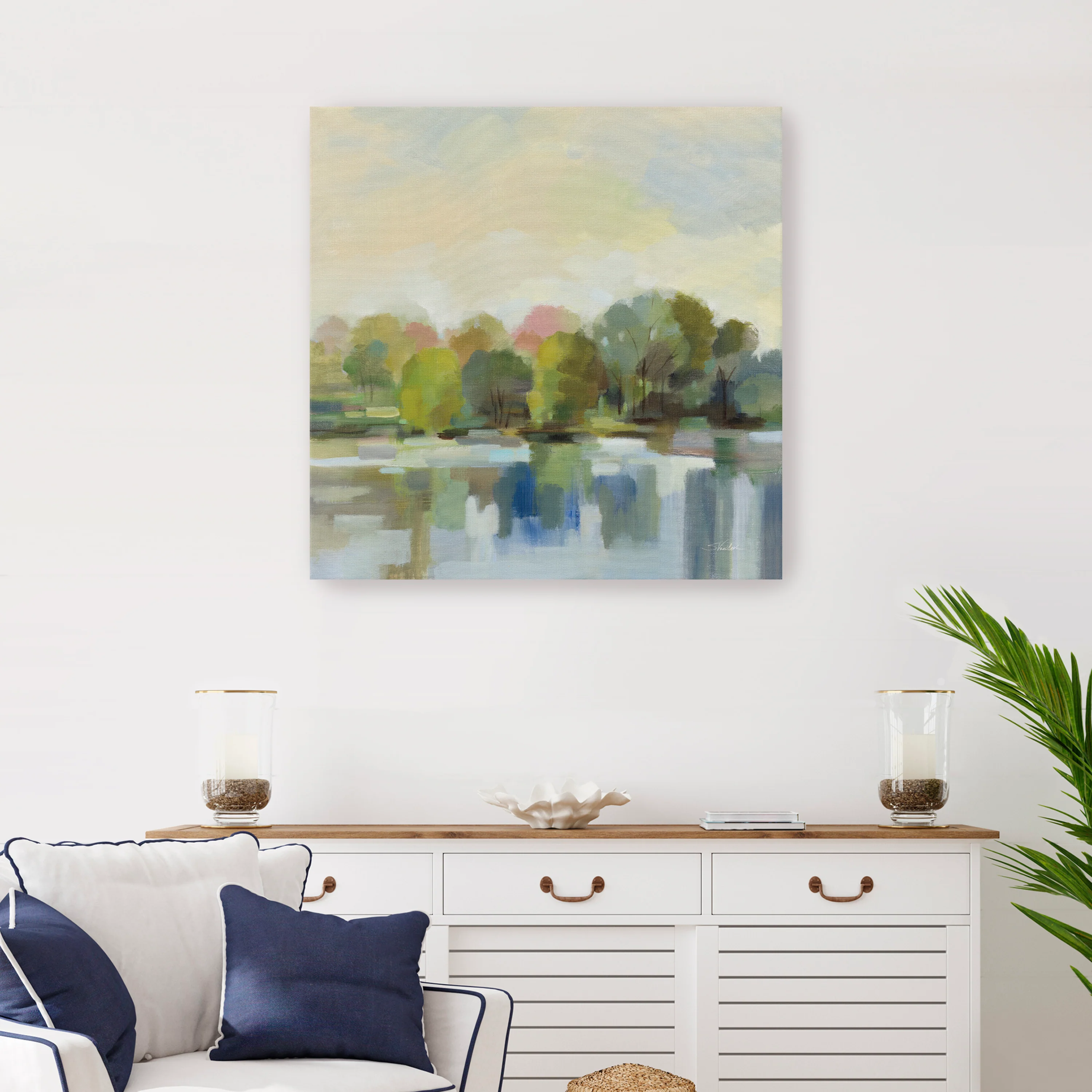 Spring Willows Canvas Giclee