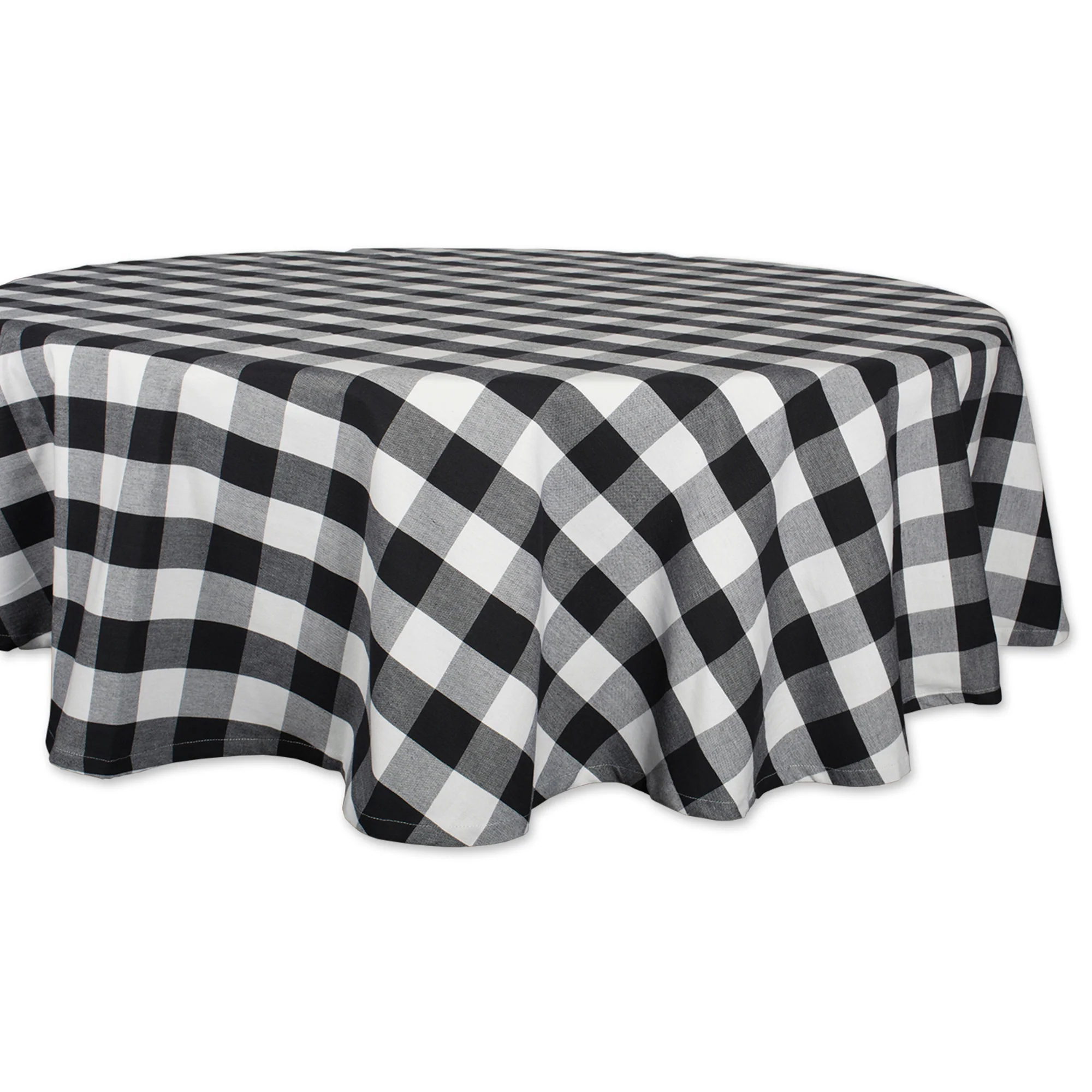 Black Buffalo Check Tablecloth