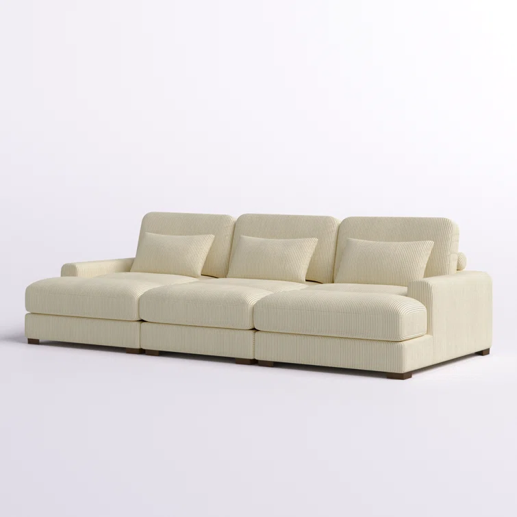 Antravian 127.5'' Corduroy Sofa