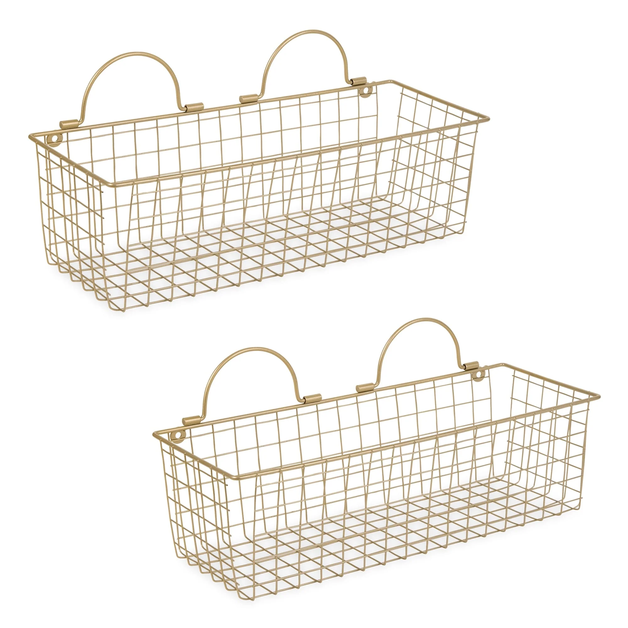DII Wire Wall Basket(Set of 2) Grey