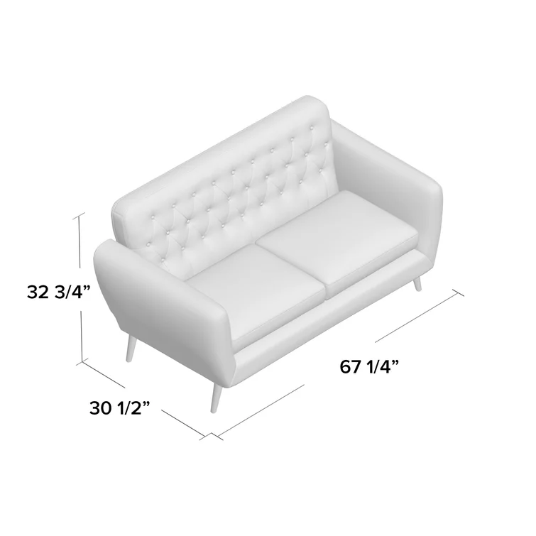 Danjou 67.25'' Upholstered Sofa