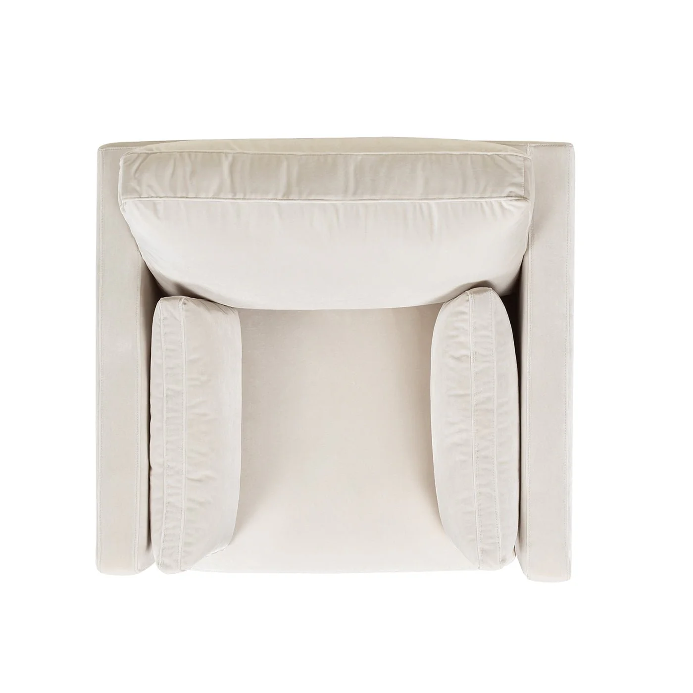 Contour Velvet Upholstered Accent Chair with Removable and Reversible Back