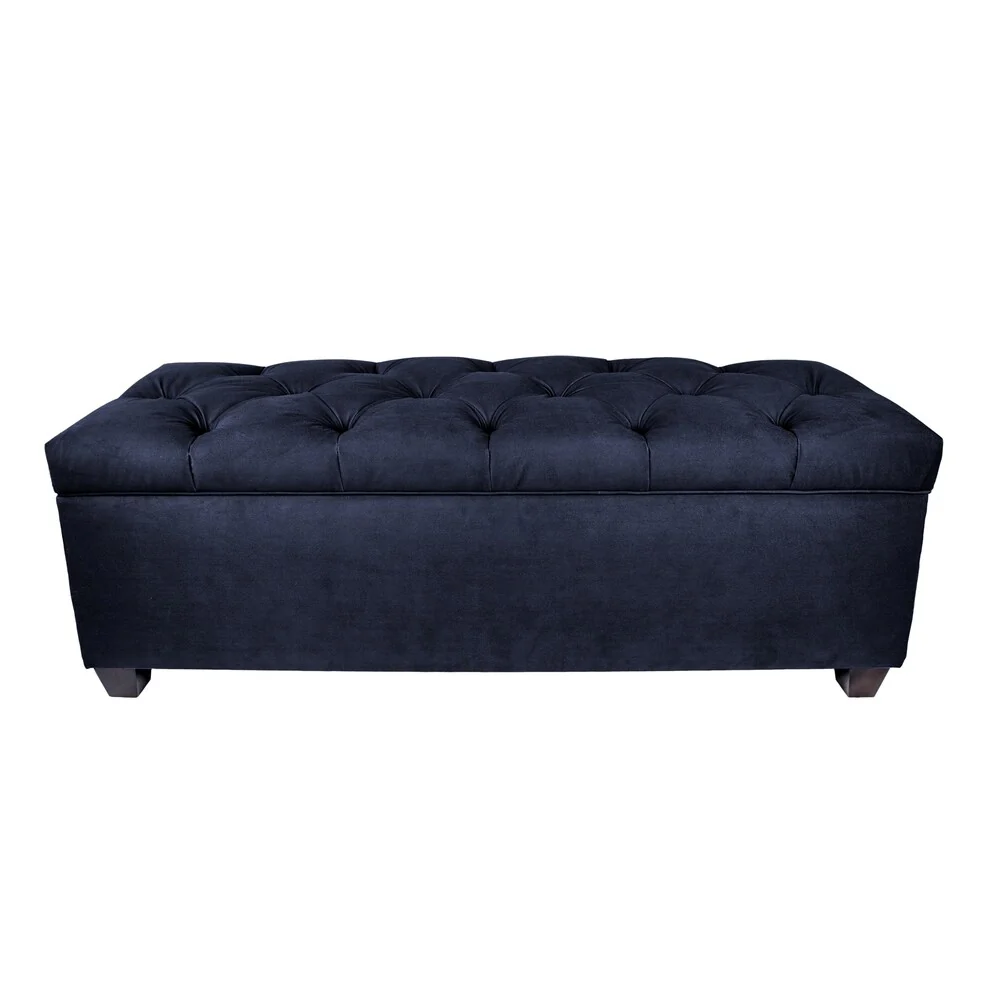 MJL Furniture-Sole Secret Obsession Diamond-tufted Shoe Storage Bench