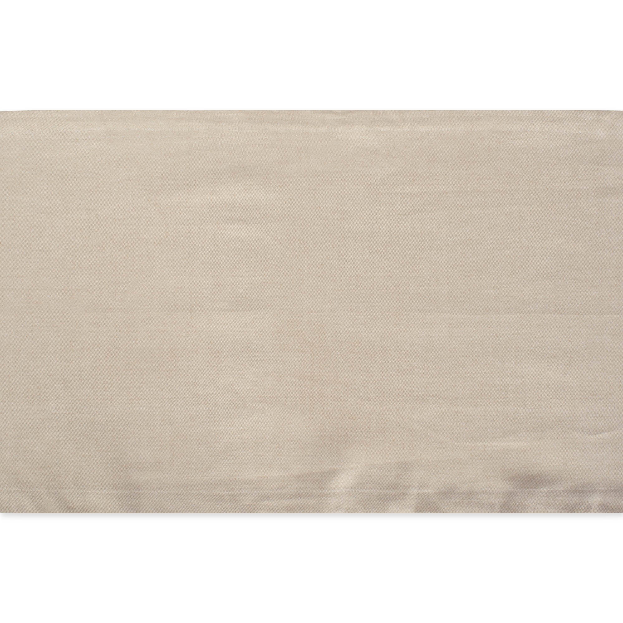 Natural Solid Chambray Table Runner 14X72