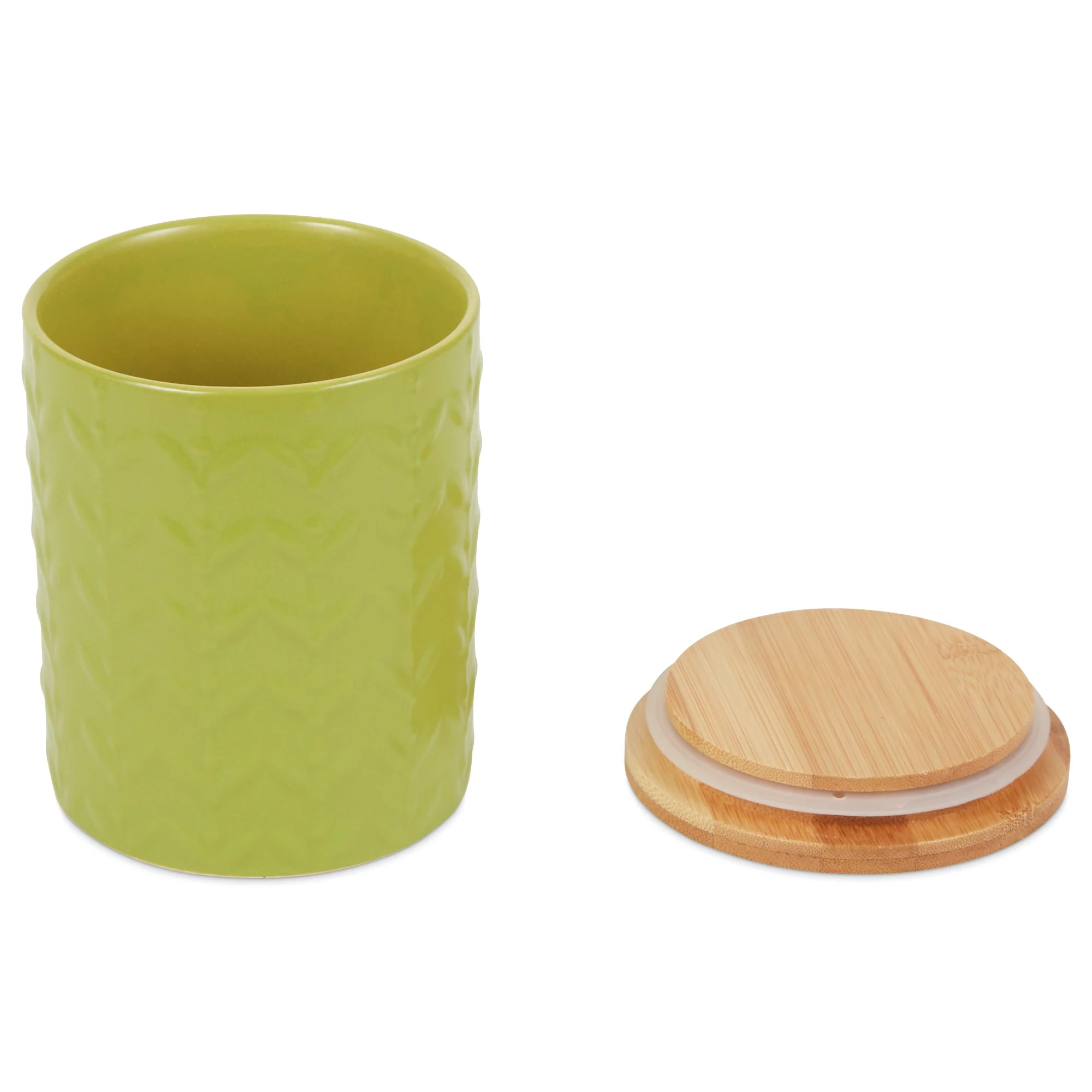 Retro Vine Texture Ceramic Canister (Set of 3)