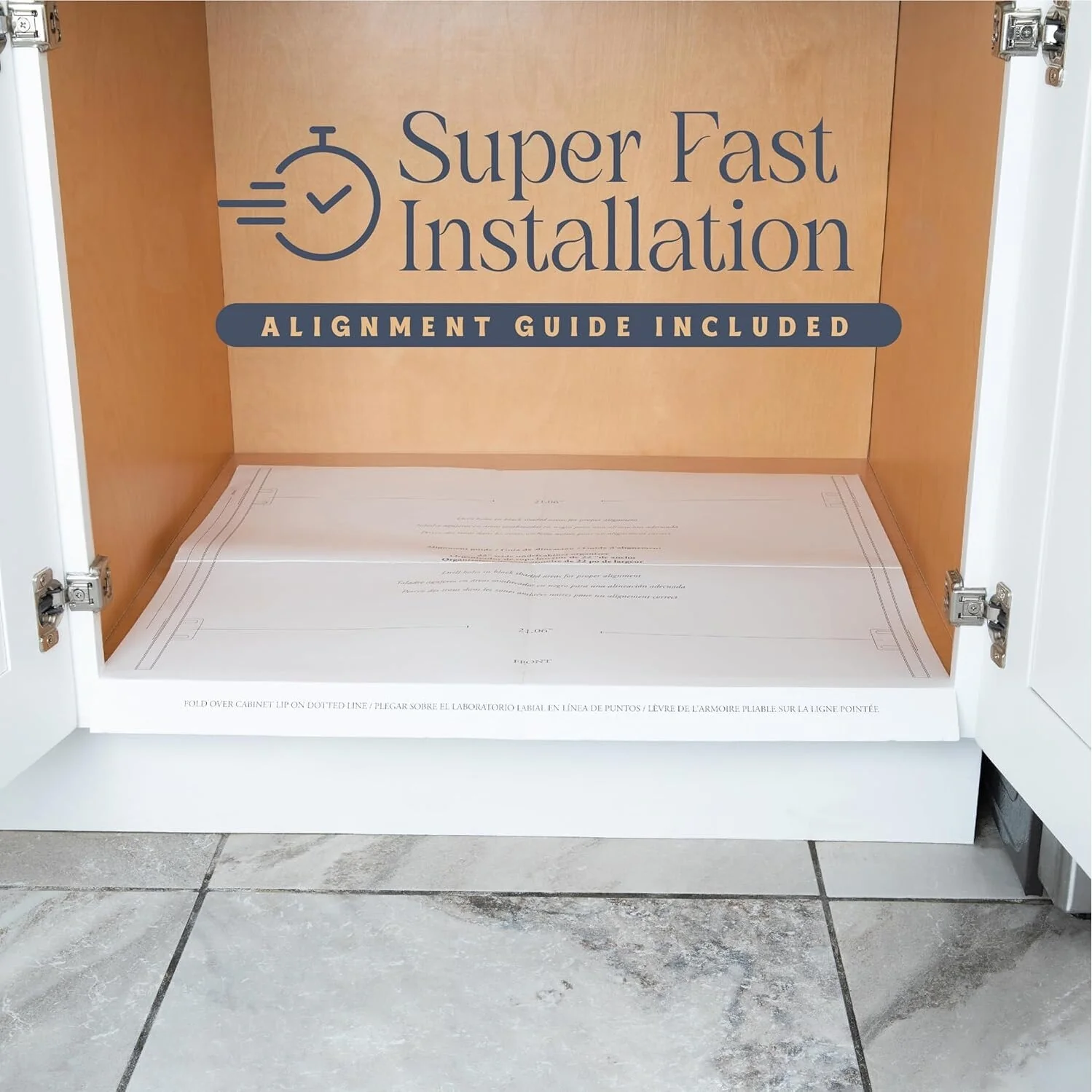 Pull Out Cabinet Drawer Organizer, Heavy Duty- Steel Metal- Chrome Finish