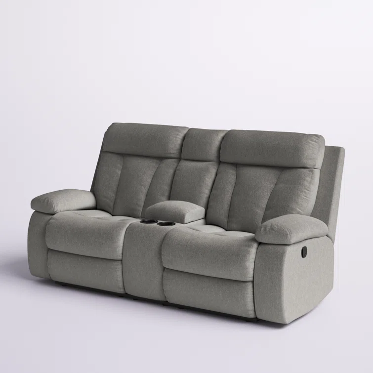 Anirduh 77'' Upholstered Reclining Sofa