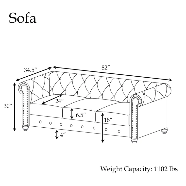 Gilles 82" Linen Rolled Arm Upholstered Sofa