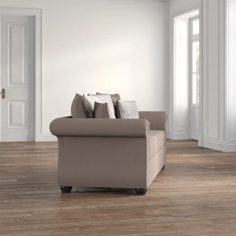 Claude 91.5'' Upholstered Sofa