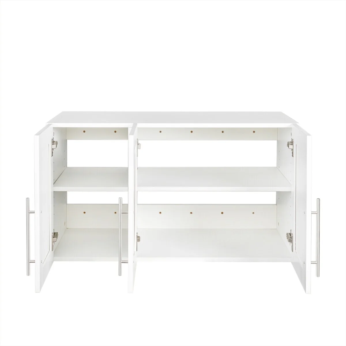 Stackable Wood Wall Mounted Storage Cabinet,White