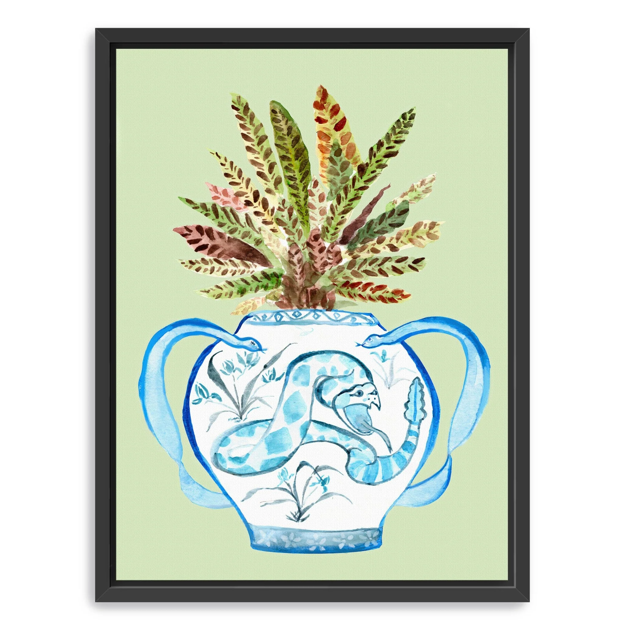 Year of the Snake Canvas Giclee Wall Art