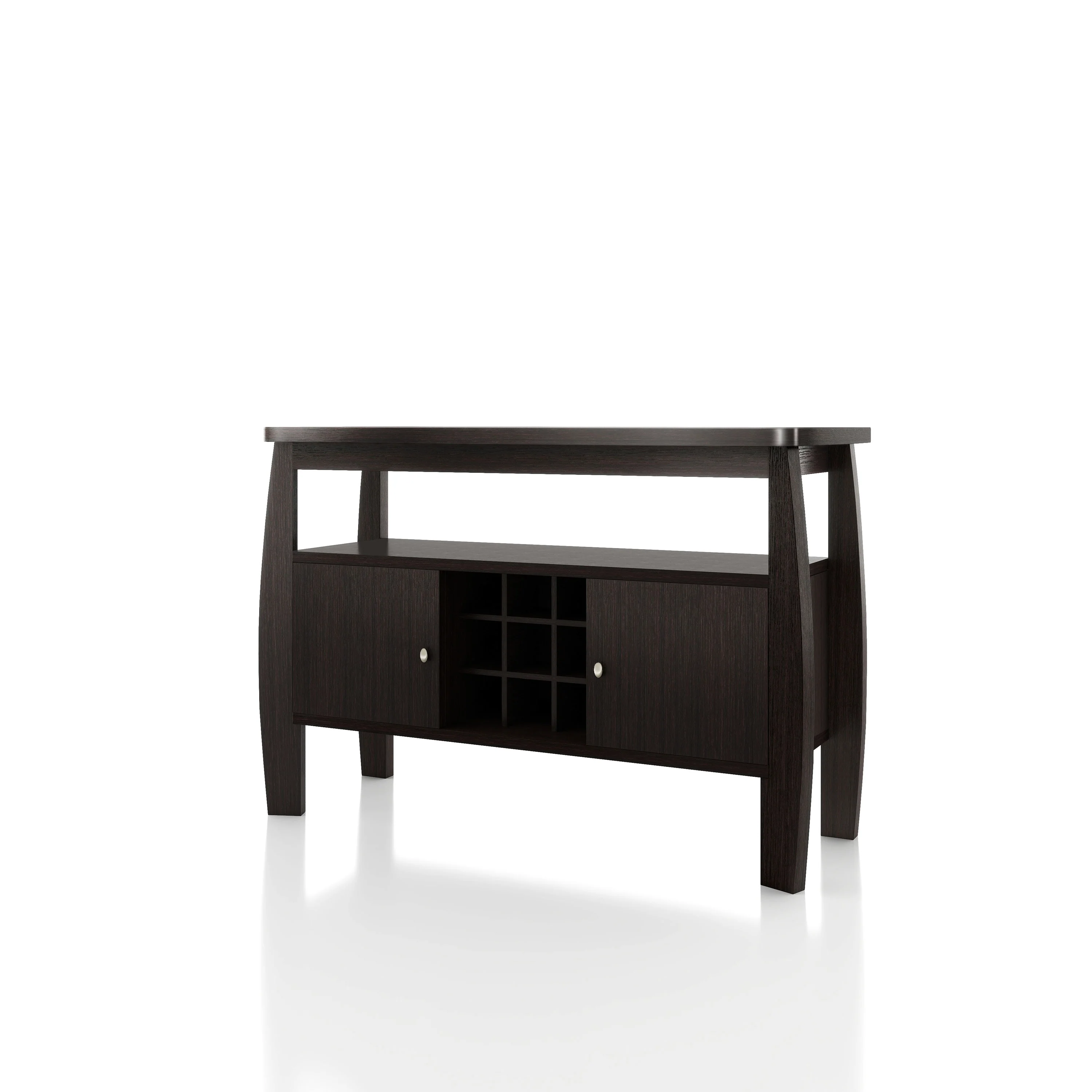 Furniture of America True Modern 51-inch Cappuccino 1-shelf Buffet Table