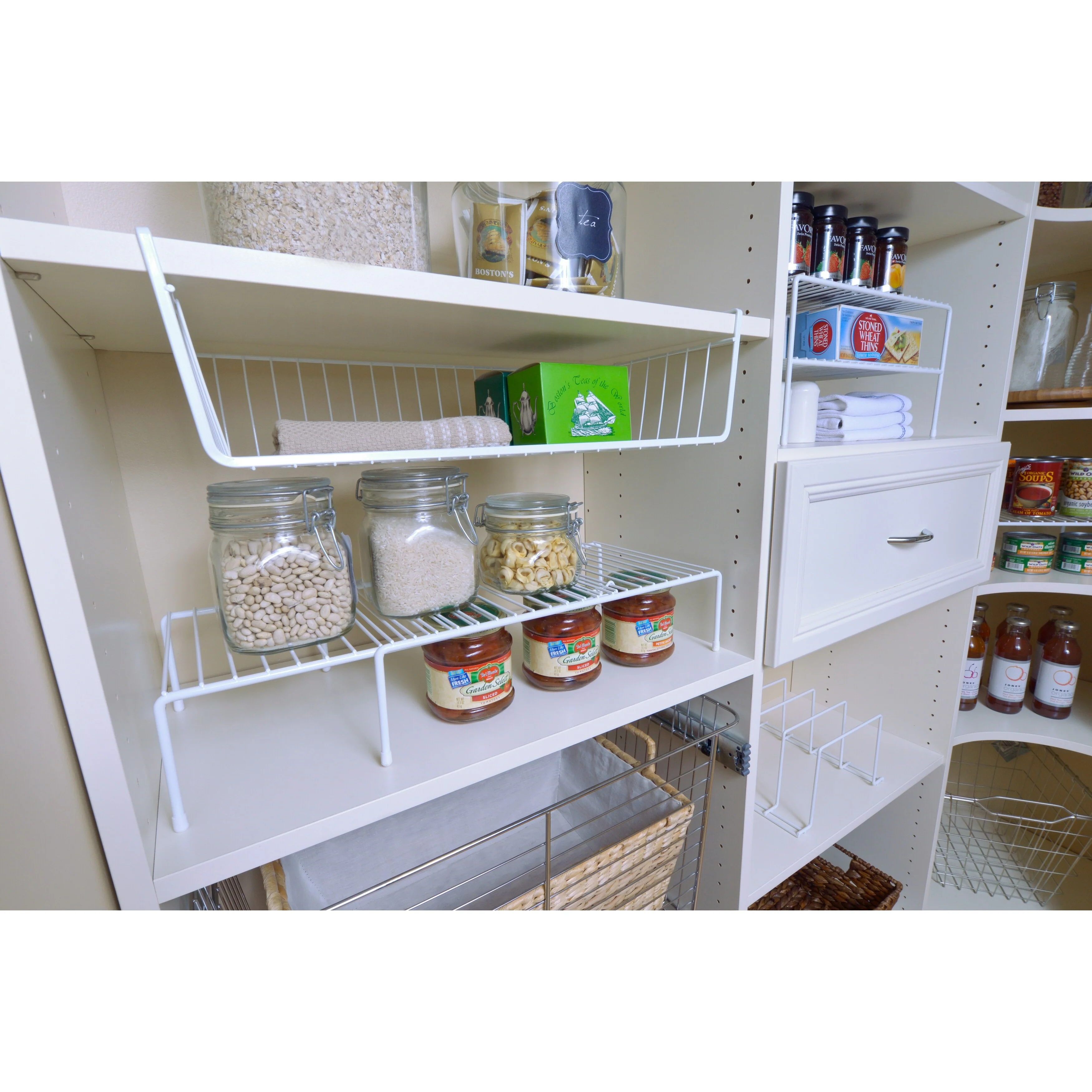 Organized Living Large White Under-cabinet Basket