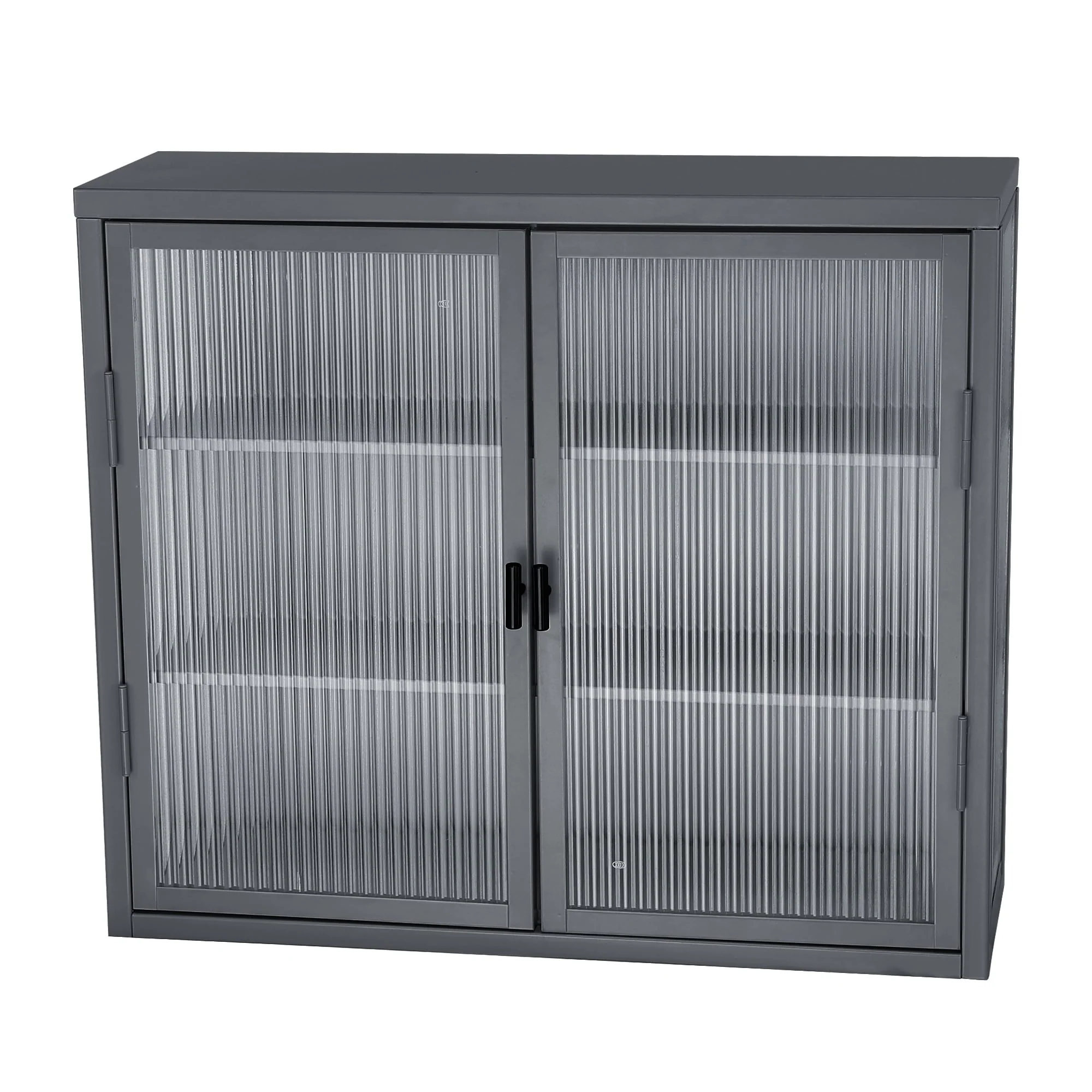 Retro Style Glass Door Wall Cabinet