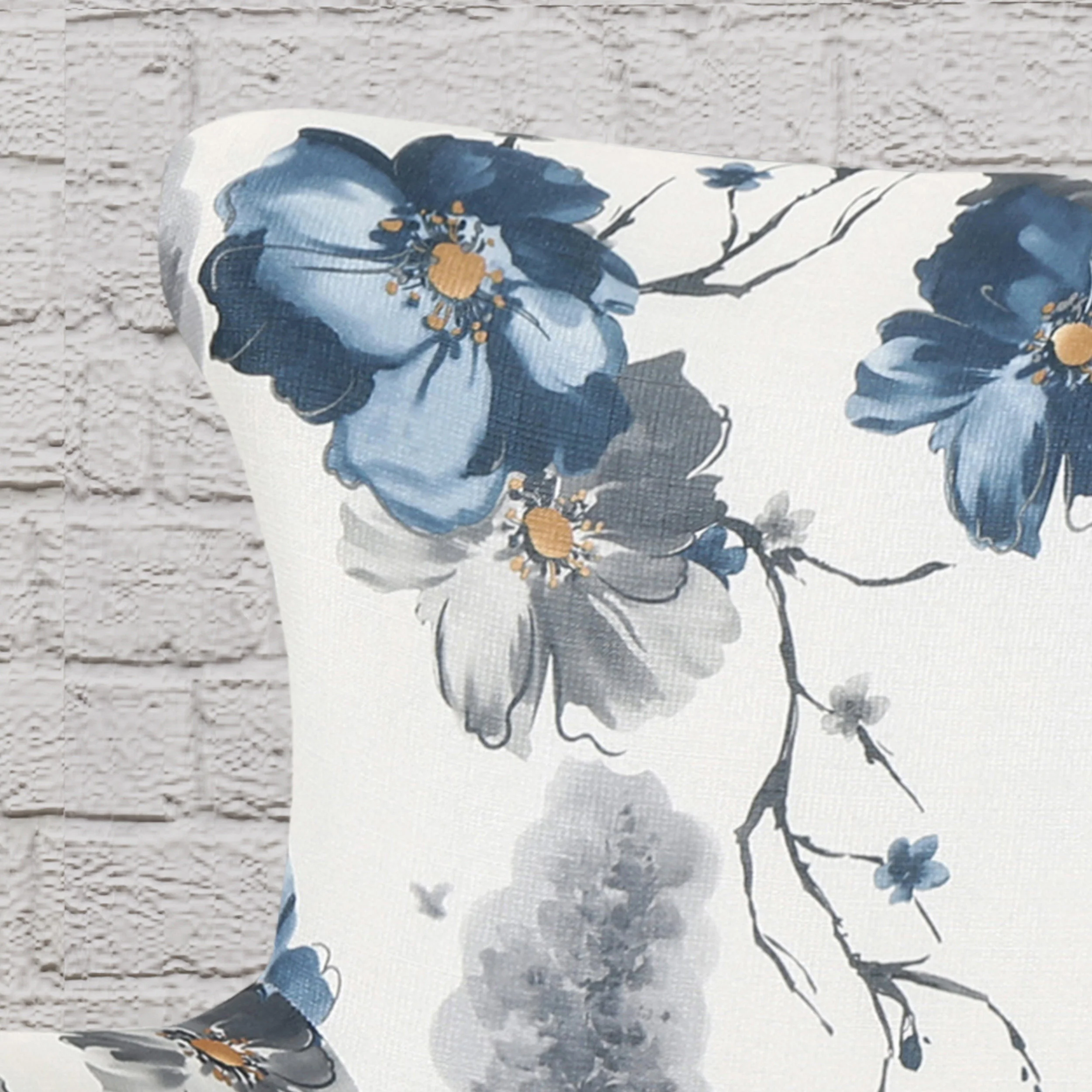 Upholstered Club Chair with Patterned and Curved Armrest