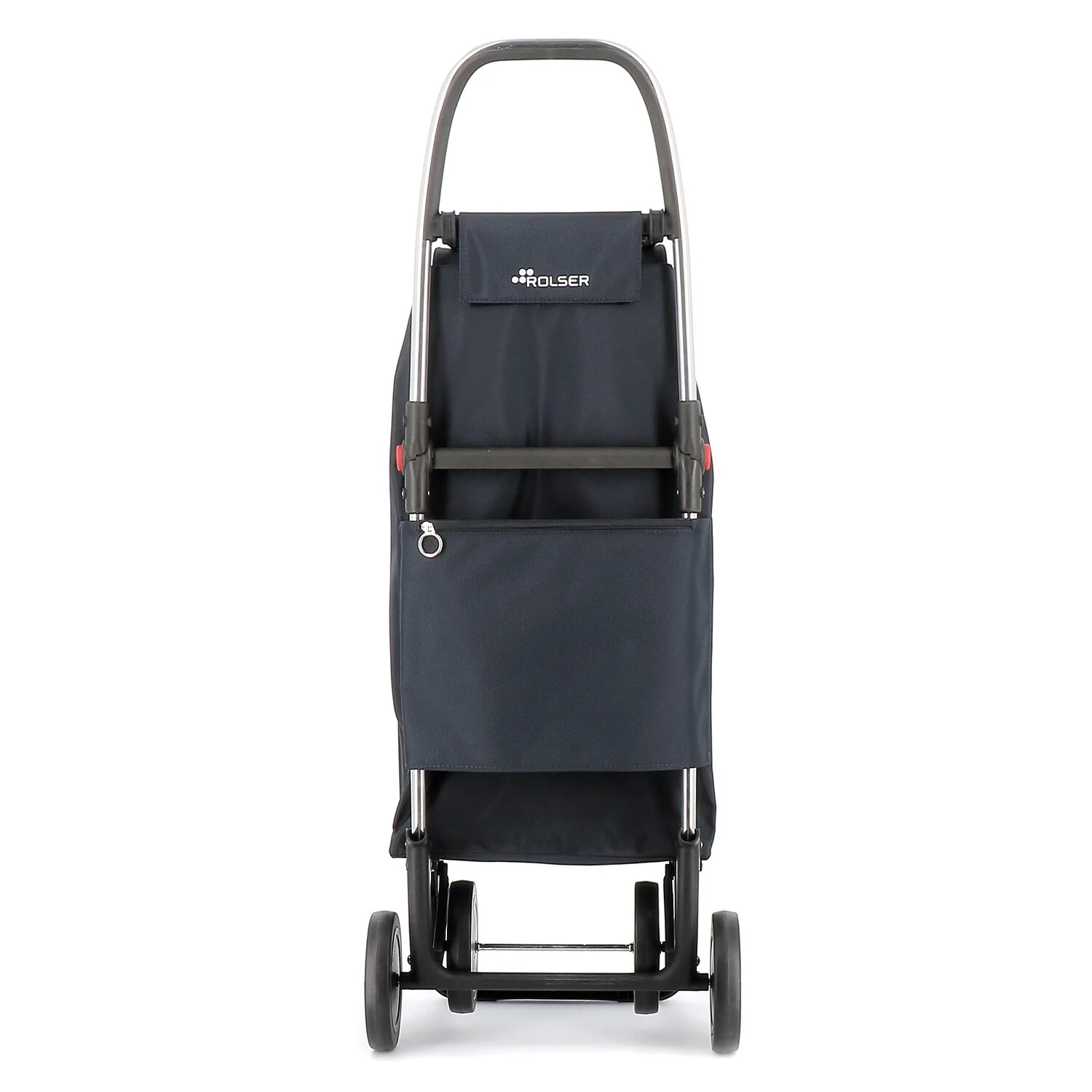Rolser I-Max MF 4 Wheel Foldable Shopping Trolley - 15.35 in. W x 41.34 in. H x 12.6 in. D