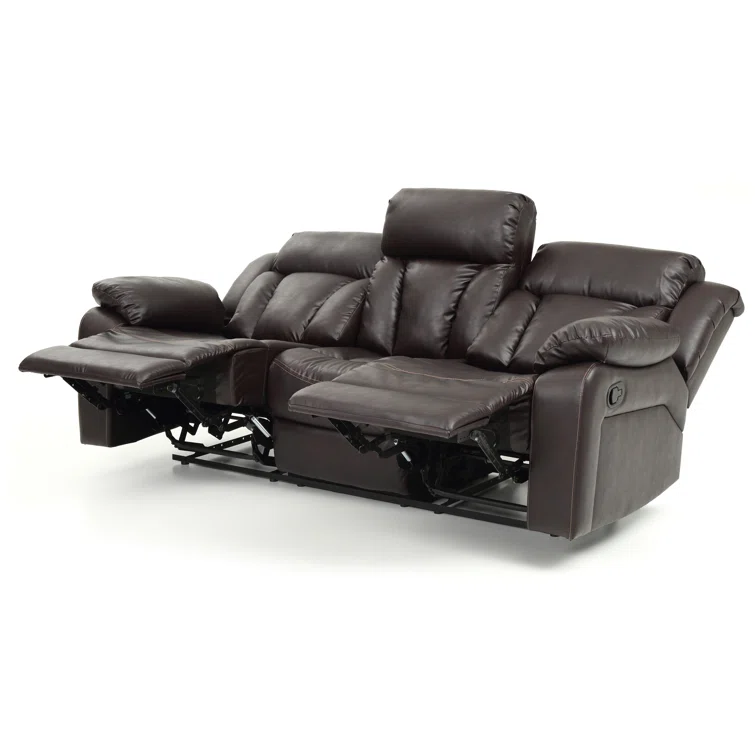 Springfield 85'' Faux Leather Reclining Sofa
