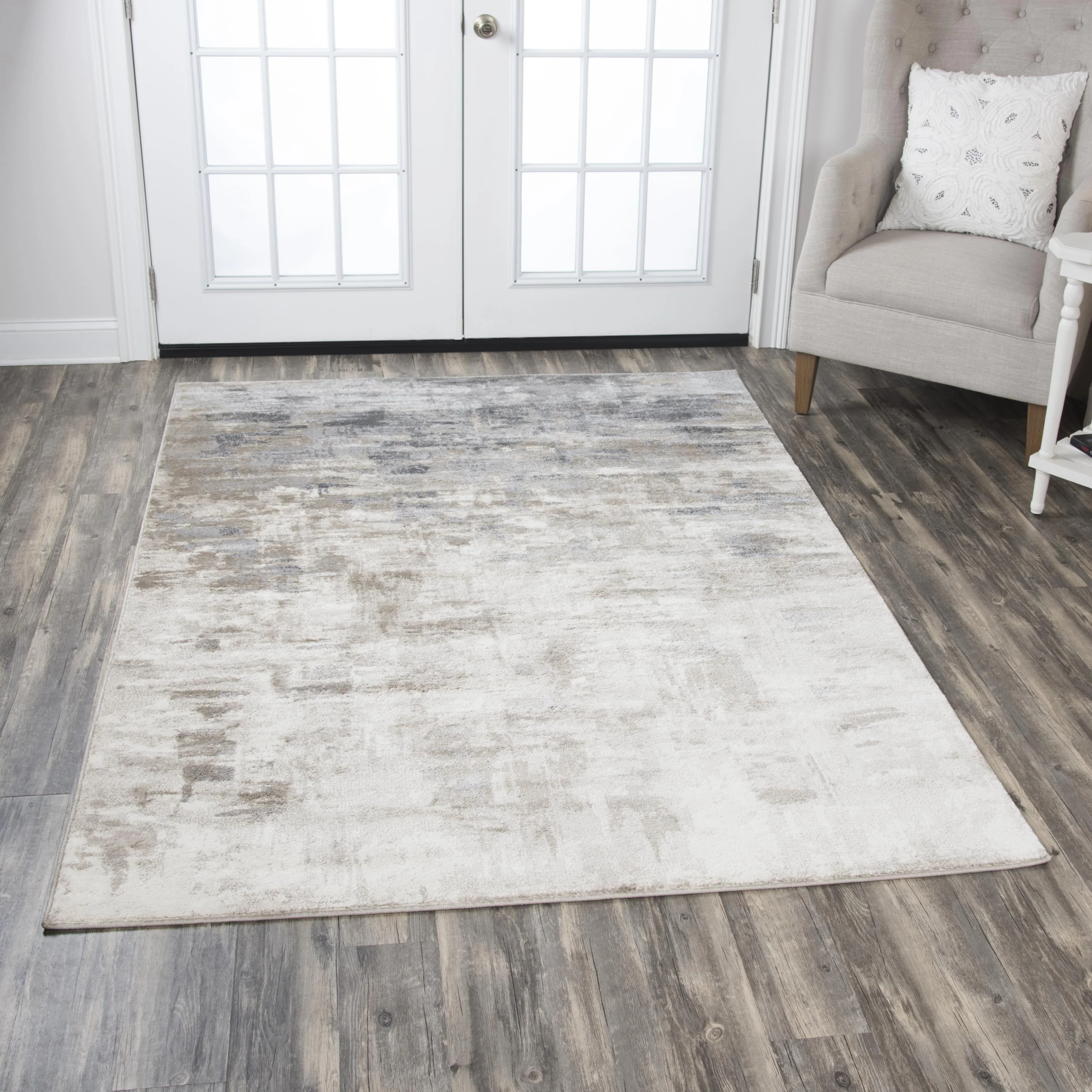 Encore Power Loomed 100% Polypropylene Abstract Area Rug