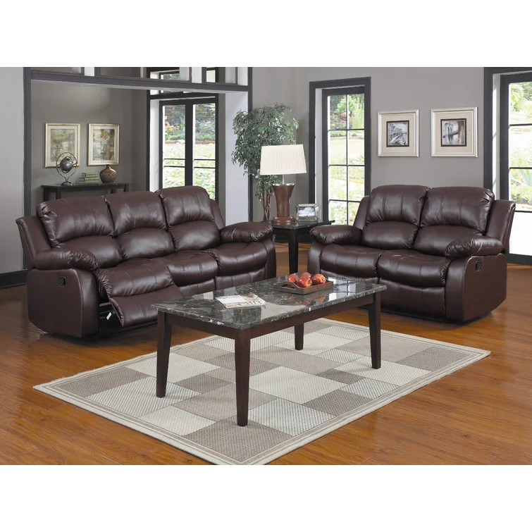 Mccubbin 60'' Faux Leather Reclining Loveseat
