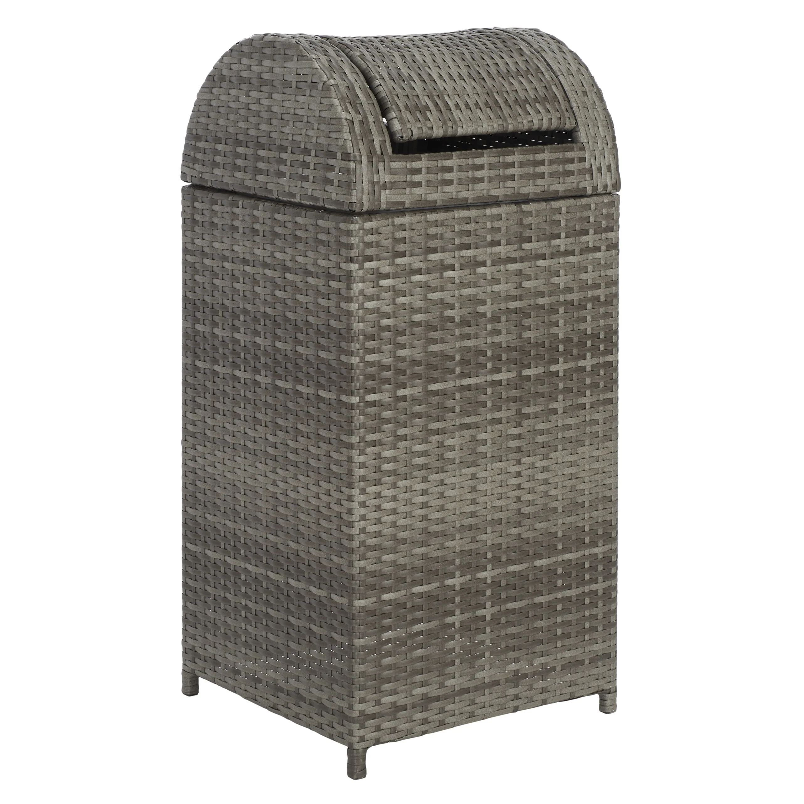 SAFAVIEH Outdoor Karyme Trash Bin (Fully Assembled)