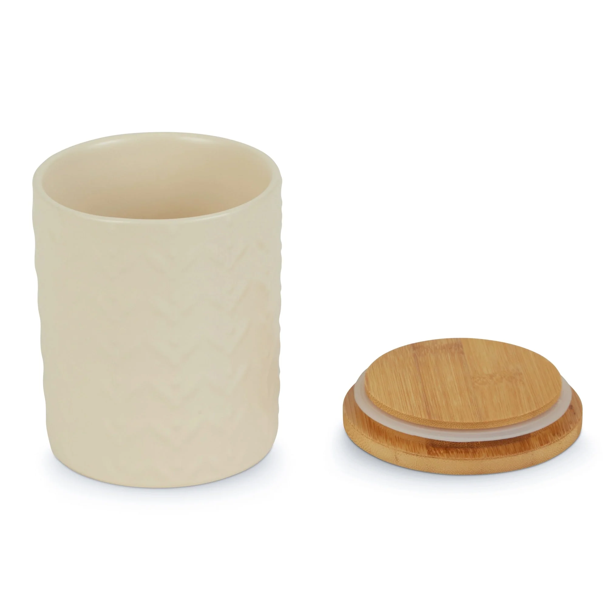 Retro Vine Texture Ceramic Canister (Set of 3)