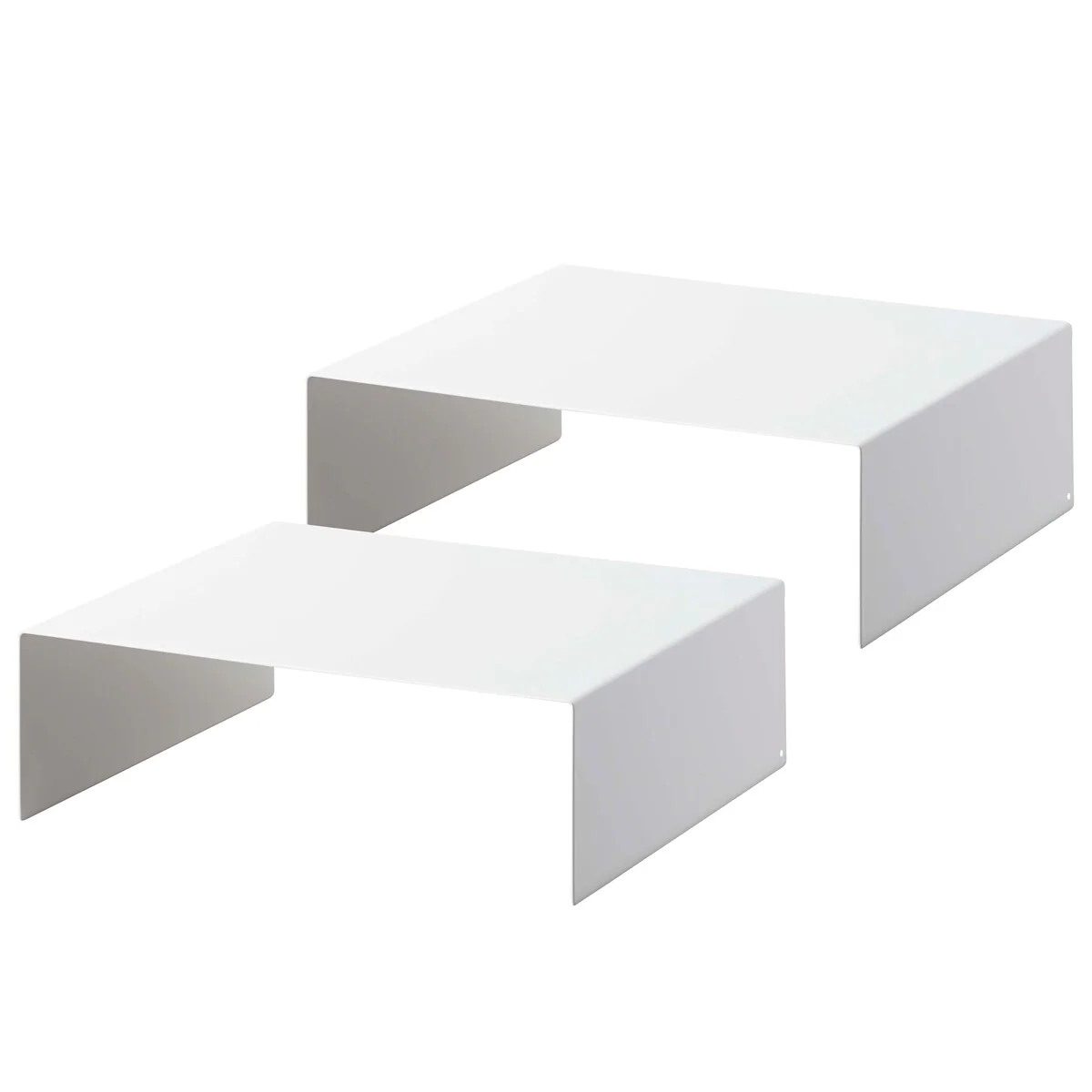 Yamazaki Home Riser Shelf (Set of 2), Steel, Holds 4.4 lbs.