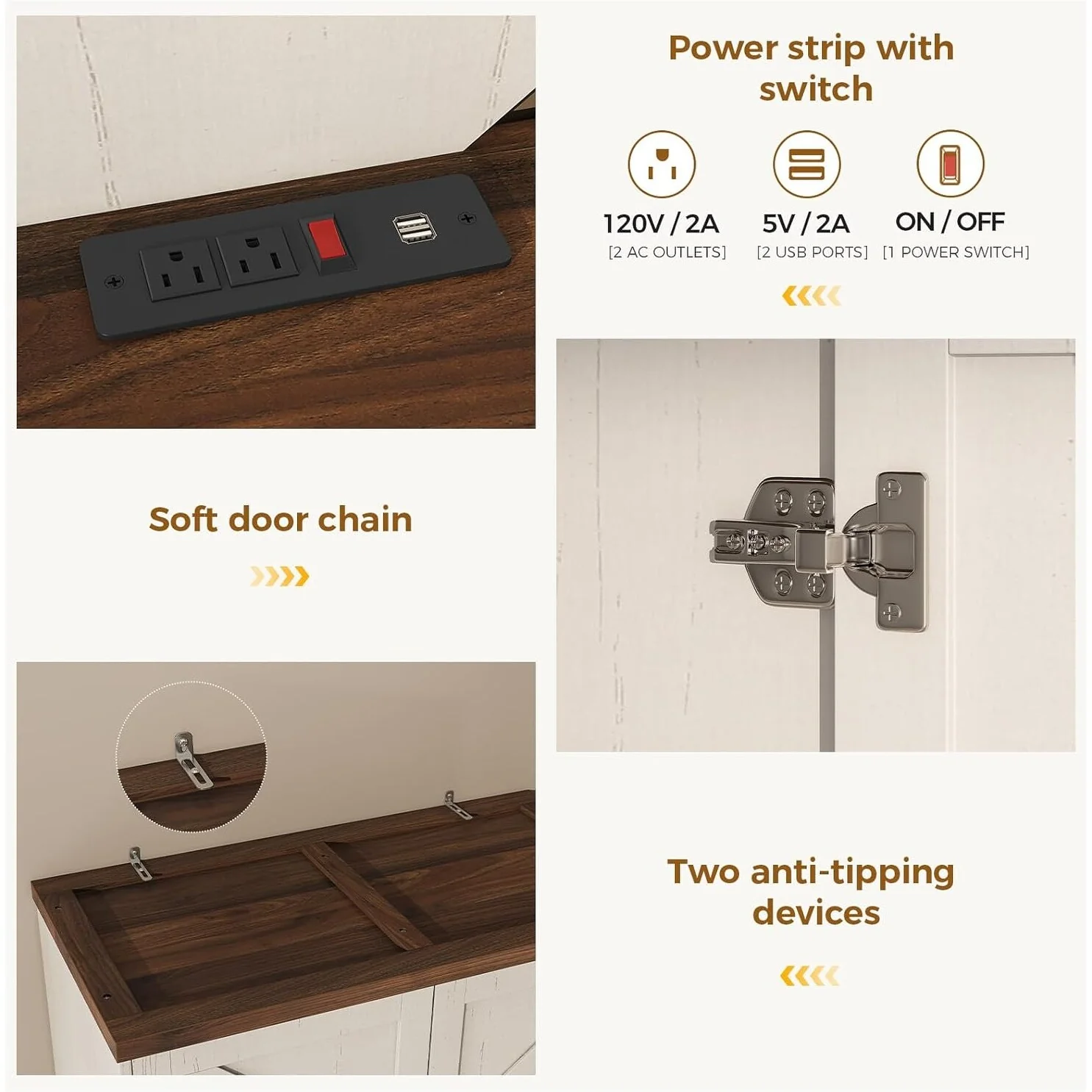 Farmhouse Kitchen Storage Cabinet Pantry Cabinet Home Bar