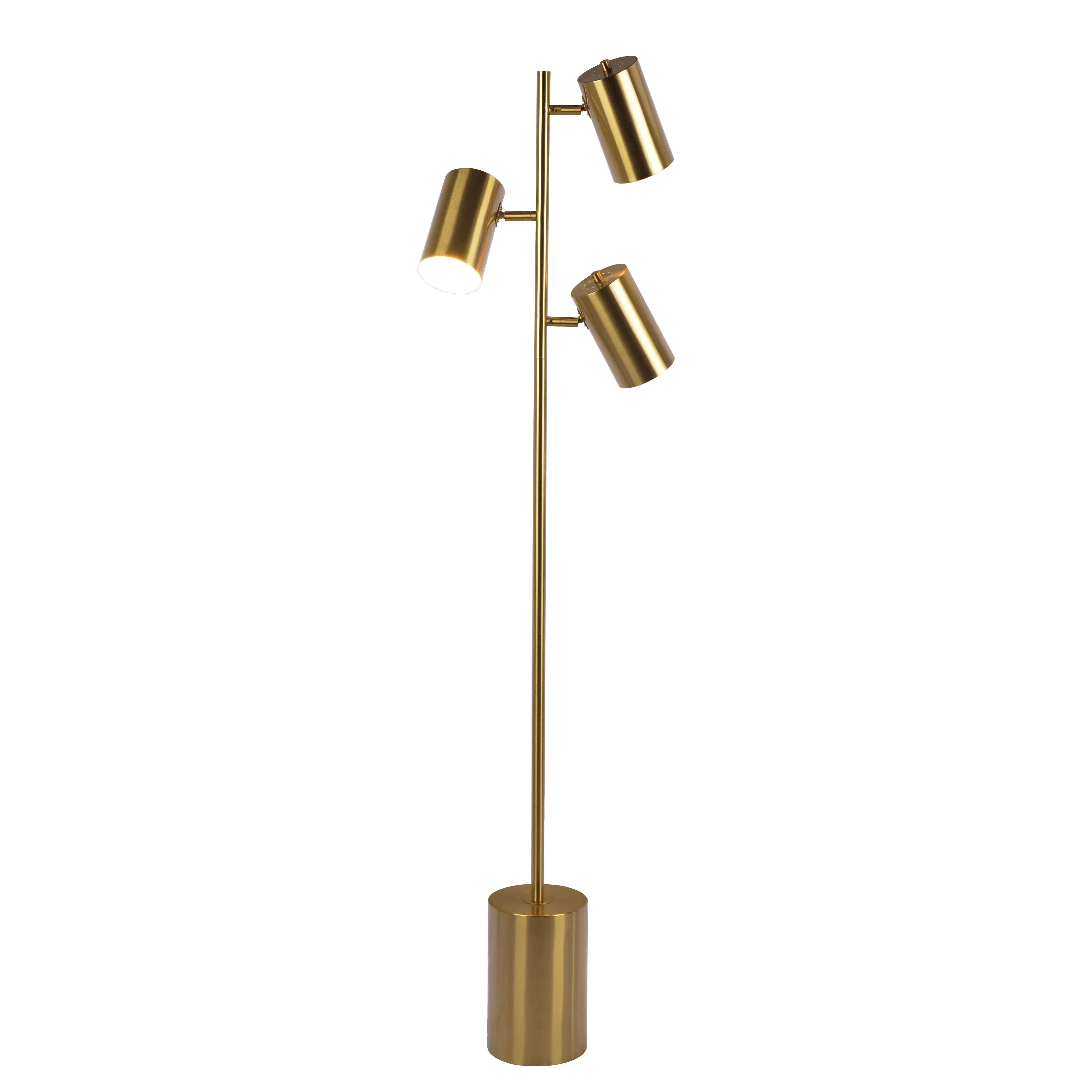 Floor Lamp with Rotary Switch and Metal Base