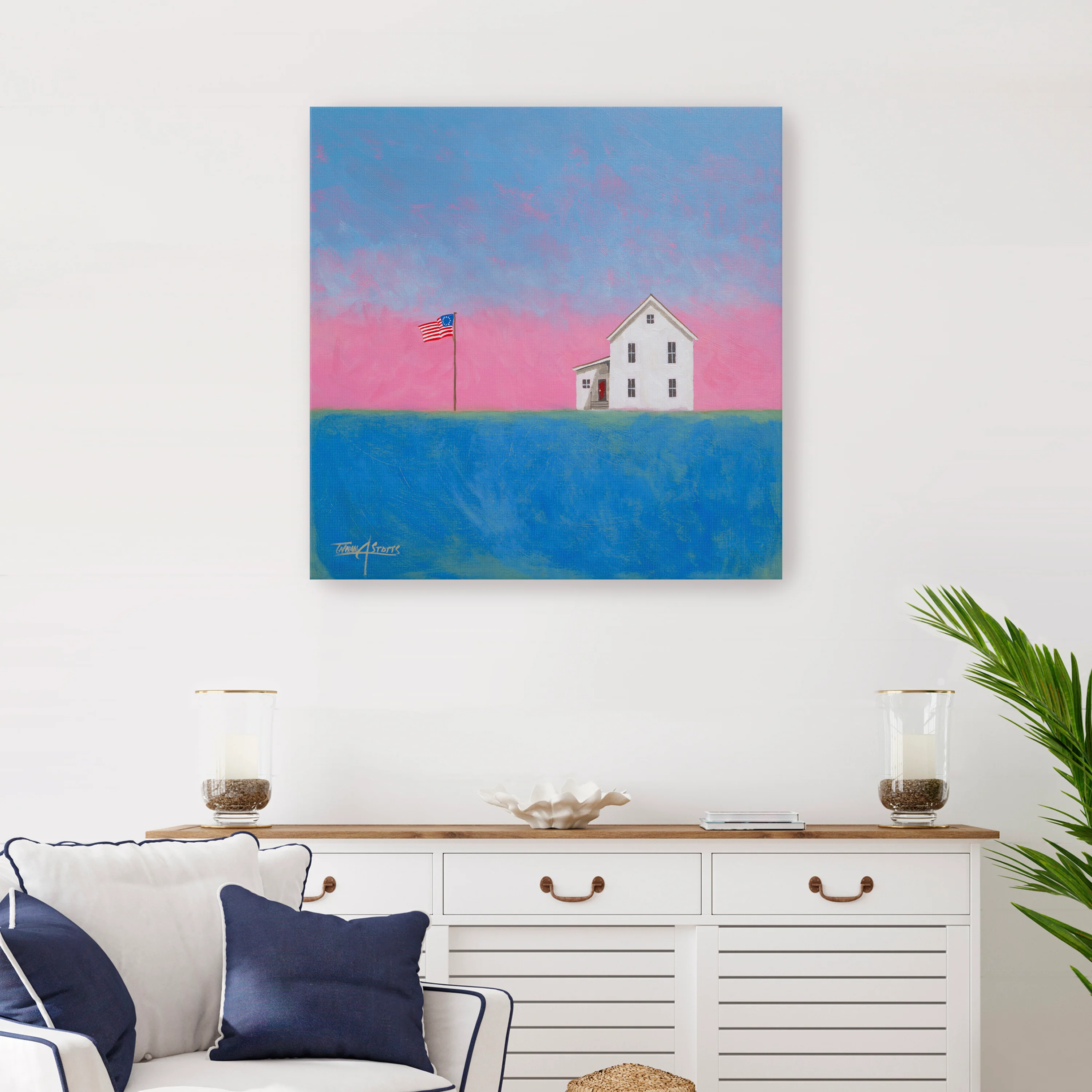 Echoes I Canvas Giclee