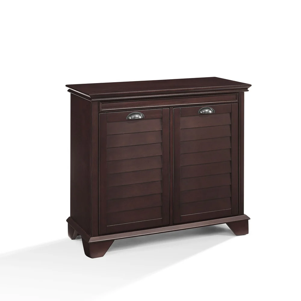 Crosley Lydia Espresso Linen Hamper