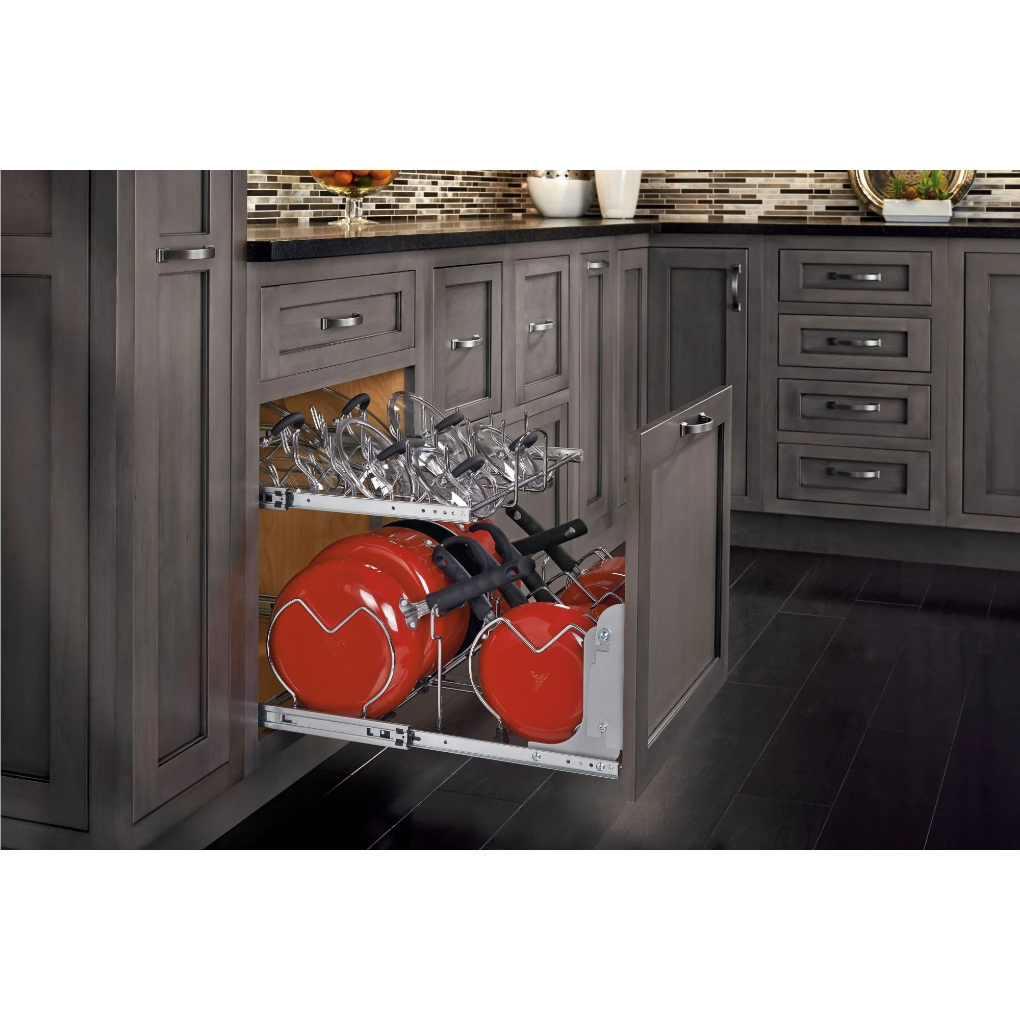 Rev-A-Shelf Pullout Cabinet Pot and Pan Organizer, 21