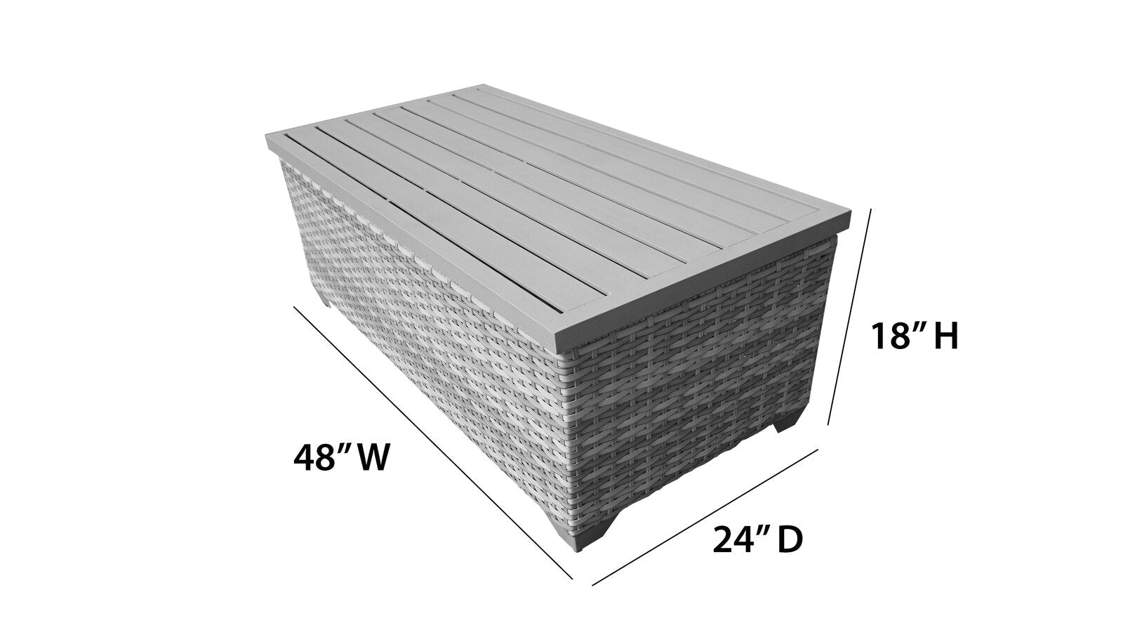 Falmouth Wicker/Rattan 4 - Person Seating Group with Cushions