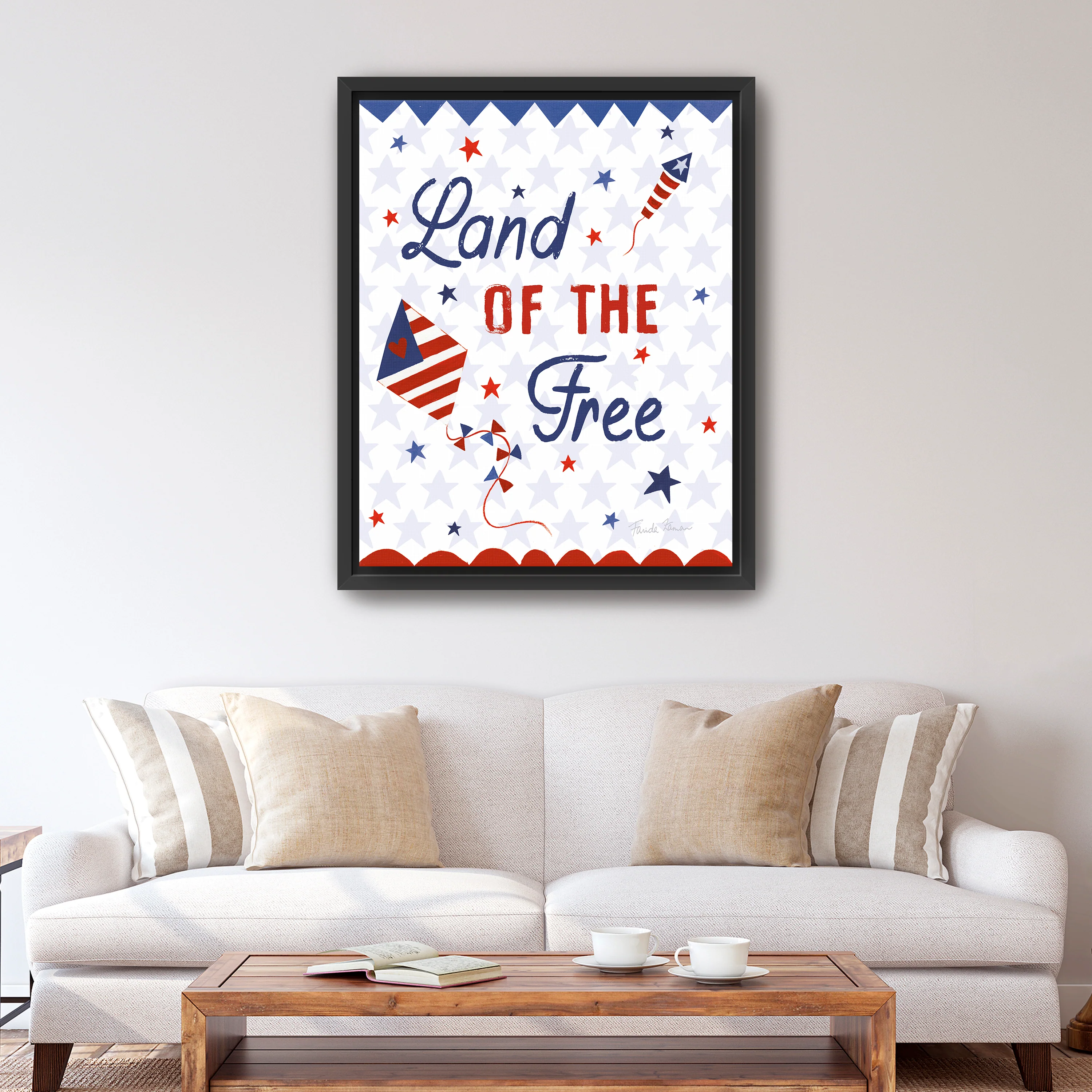 American the Beatiful IV Canvas Giclee
