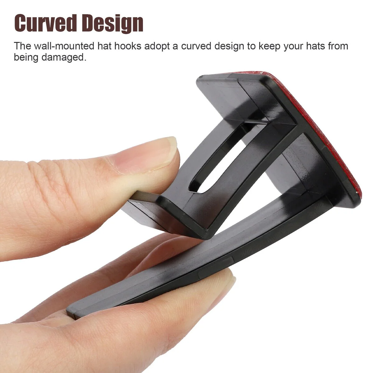 12-Hook Baseball Cap Hat Rack