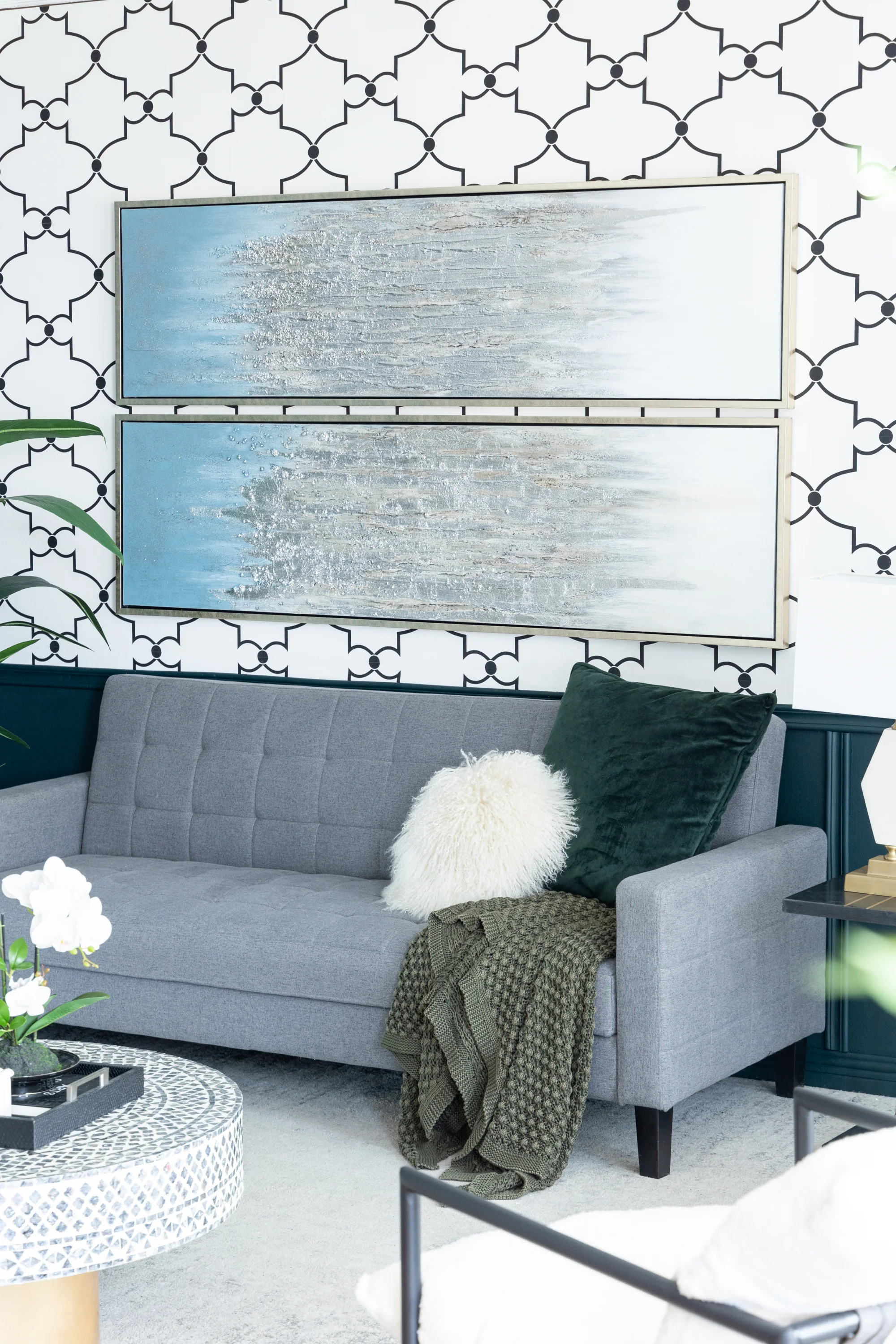 Dhalia Ombre Wall Art