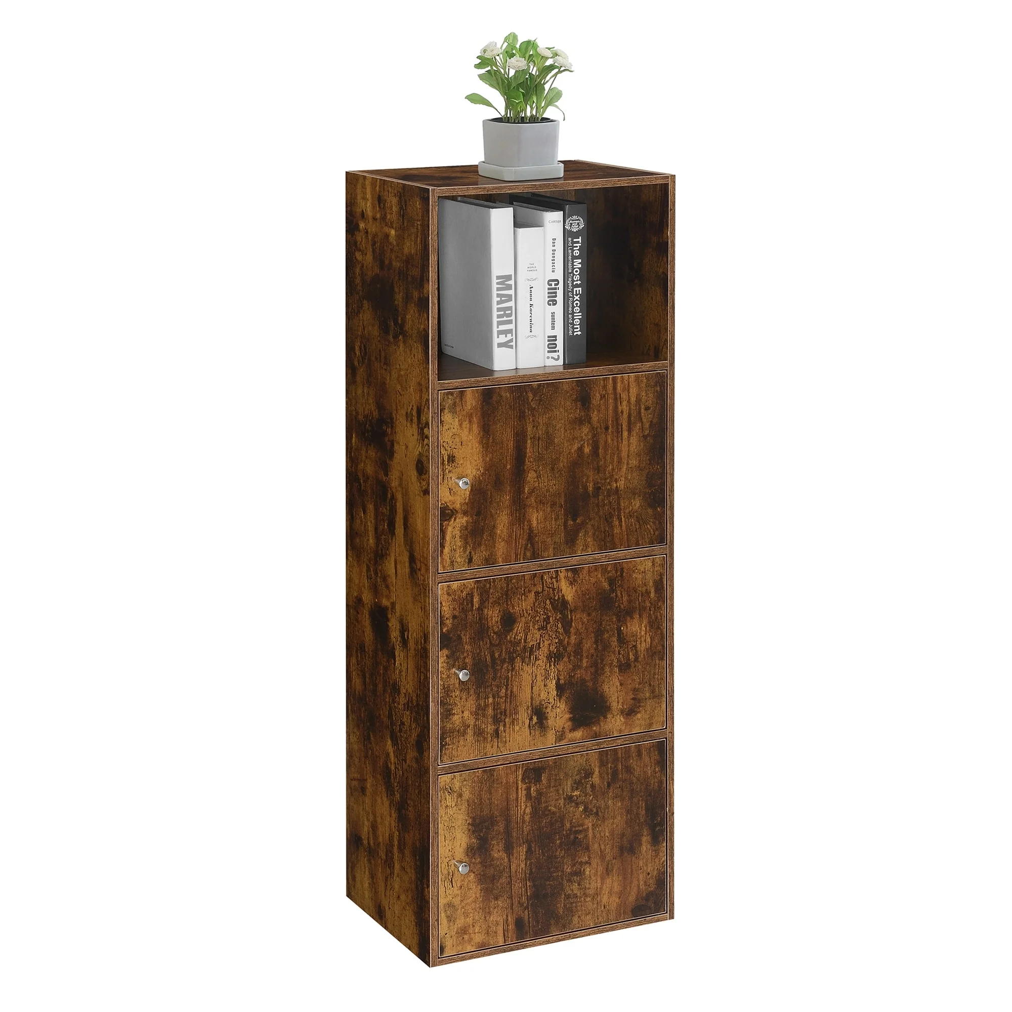 Convenience Concepts Xtra Storage 3 Door Cabinet with Shelf