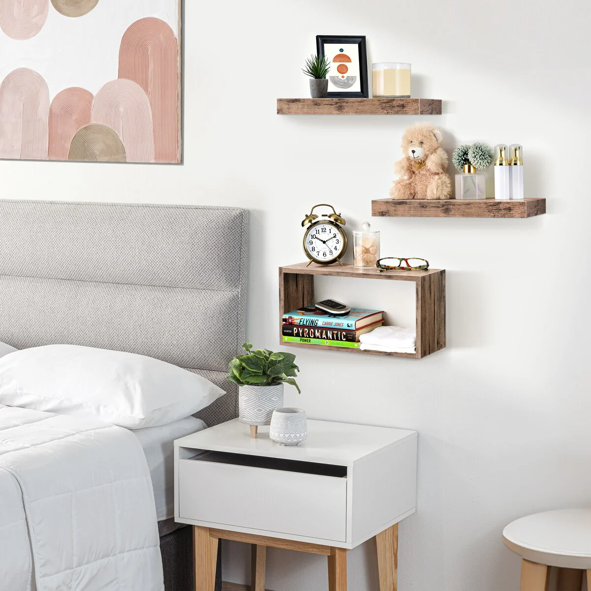 Sorbus Floating Shelves for Wall Set of 3 - 16