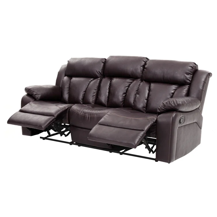 Springfield 85'' Faux Leather Reclining Sofa