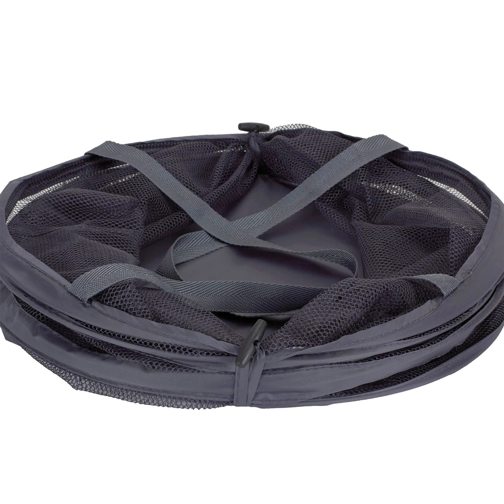 Household Essentials Pop-Up Mesh Laundry Hamper, Charcoal