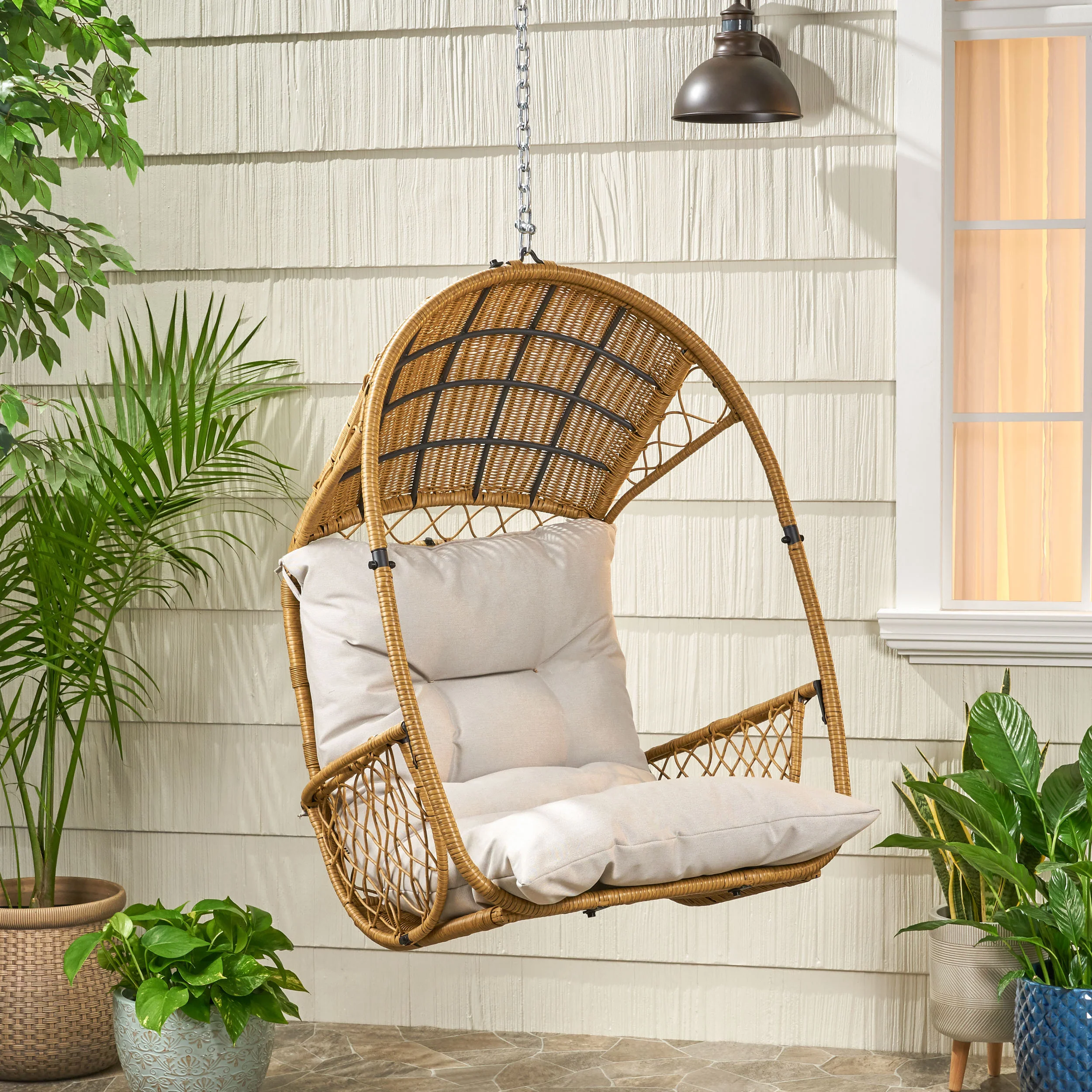Malia Outdoor Wicker Hanging Chair
