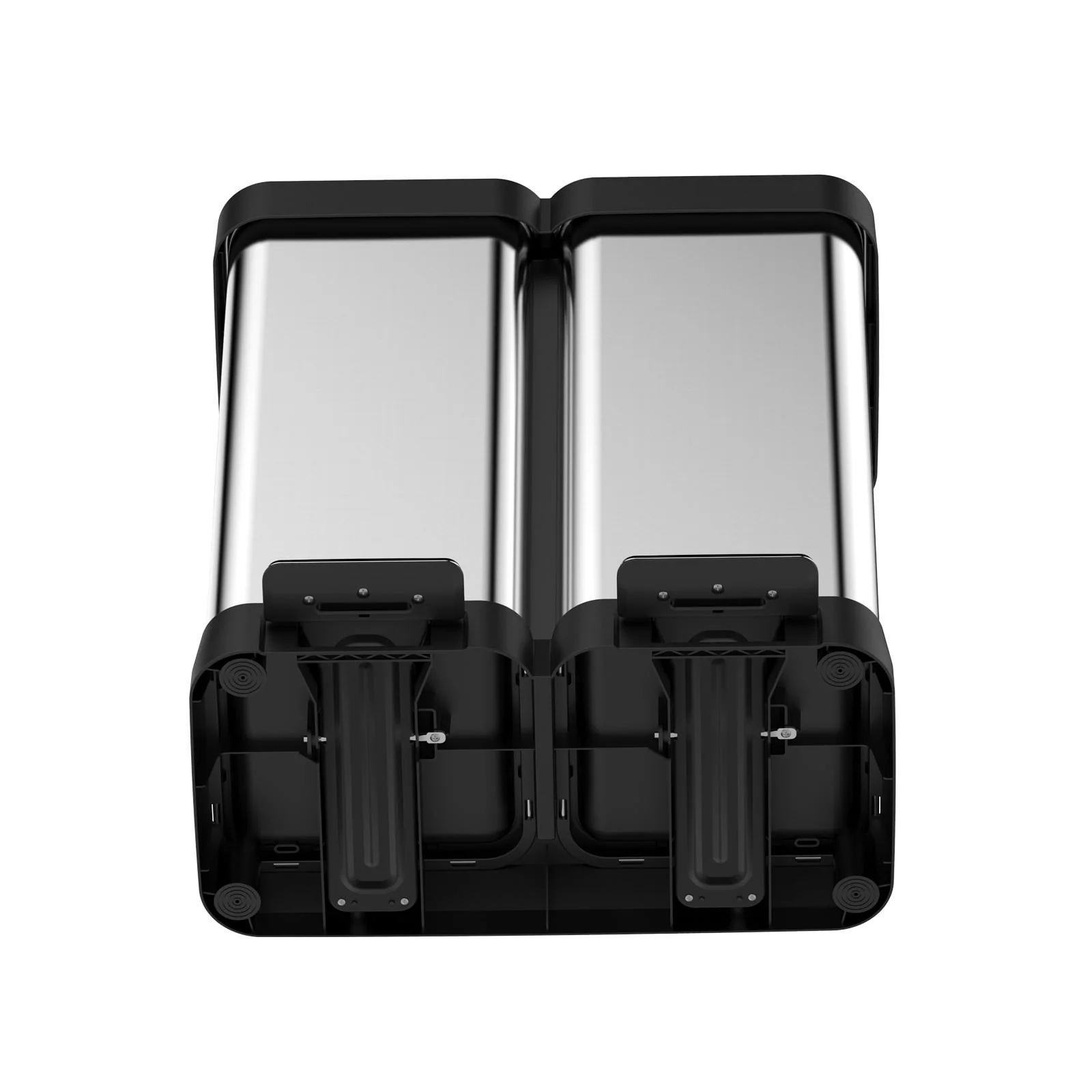 Stainless Steel Dual Trash Can, 2 Pedal